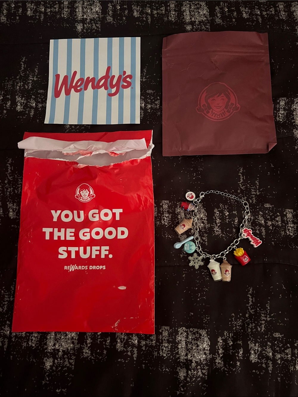Wendys Rewards Charm Bracelet